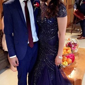 Blue mermaid dress PERFECT FOR PROM